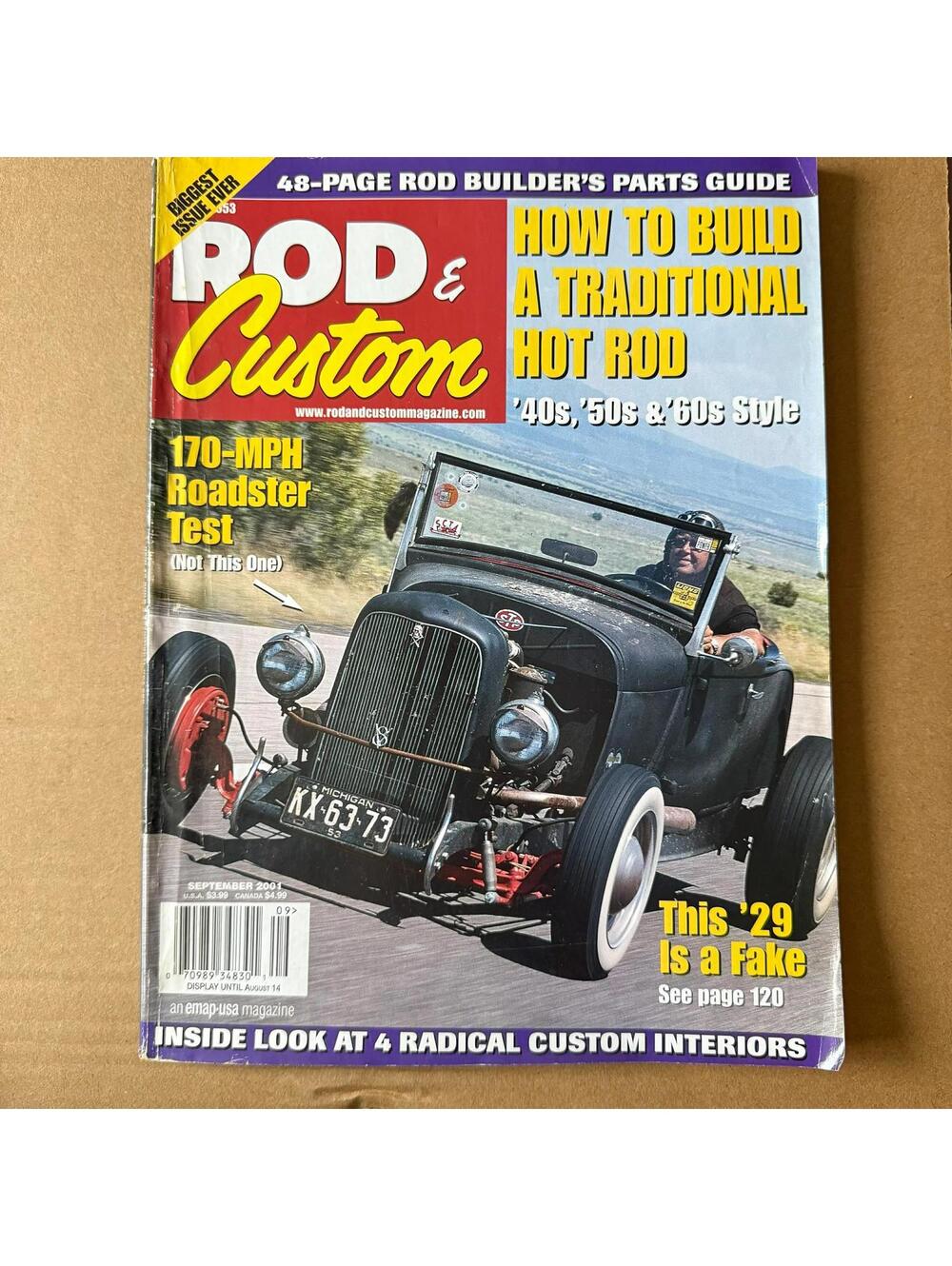 Vintage Hot Rodder Chevy Auto Magazine Custom Rodder B2